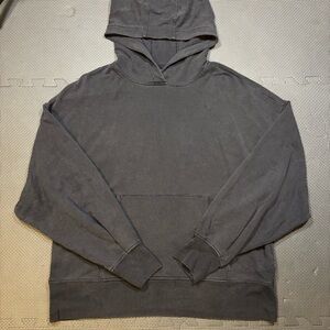Athleta Women's Balance Relaxed Long Sleeve Pocket Hoodie Sweatshirt Size Large